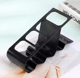 4 Slots Remote Control Storage Holder, AC Remote Control Station Rack, Desktop Stand Home Storage