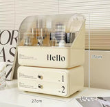 Makeup Organizer Stand Holder Box, Drawer Type Dresser Shelf, Multifunctional Cosmetic Organizer, Dressing Table Makeup Organizer Shelf