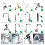 Water Purifier Tap, Water Filter Nozzle, Household Kitchen Home Carbon Faucet, Multi Layer Fine Faucet Filter, 6 Layer Faucet Filter, Universal Kitchen Faucet Water Tap Heads, Anti Spill Water Saving Water Filter for Kitchen Home Bathroom