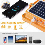 Rechargeable Outdoor LED Solar Floodlight, 500W Spotlight With Mobile Charging Pot, Camping Solar Light, Emergency Lamps Work Light, Handheld Flashlight Outdoor Tent Camping Lamp