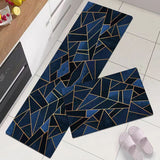 Set Of 2 Kitchen Floor Mat, Non-slip Kitchen Carpet, Kitchen Mat Bedroom Long Rug, Anti Slip Floor Mat, Modern Kitchen Mate
