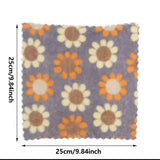 Set Of 5 Kitchen Cleaning Cloth, Soft Absorbent Dishcloth, Coral Fleece Wiping Towel Rags
