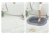 2PC Anti-Slip Bathroom Mat – Fast Drying Water Absorbent Floor Mat