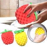 Pineapple Shape Sponge, Kitchen Cleaning Dishcloths, Fruit Shape Thickening Sponge Scouring Pad