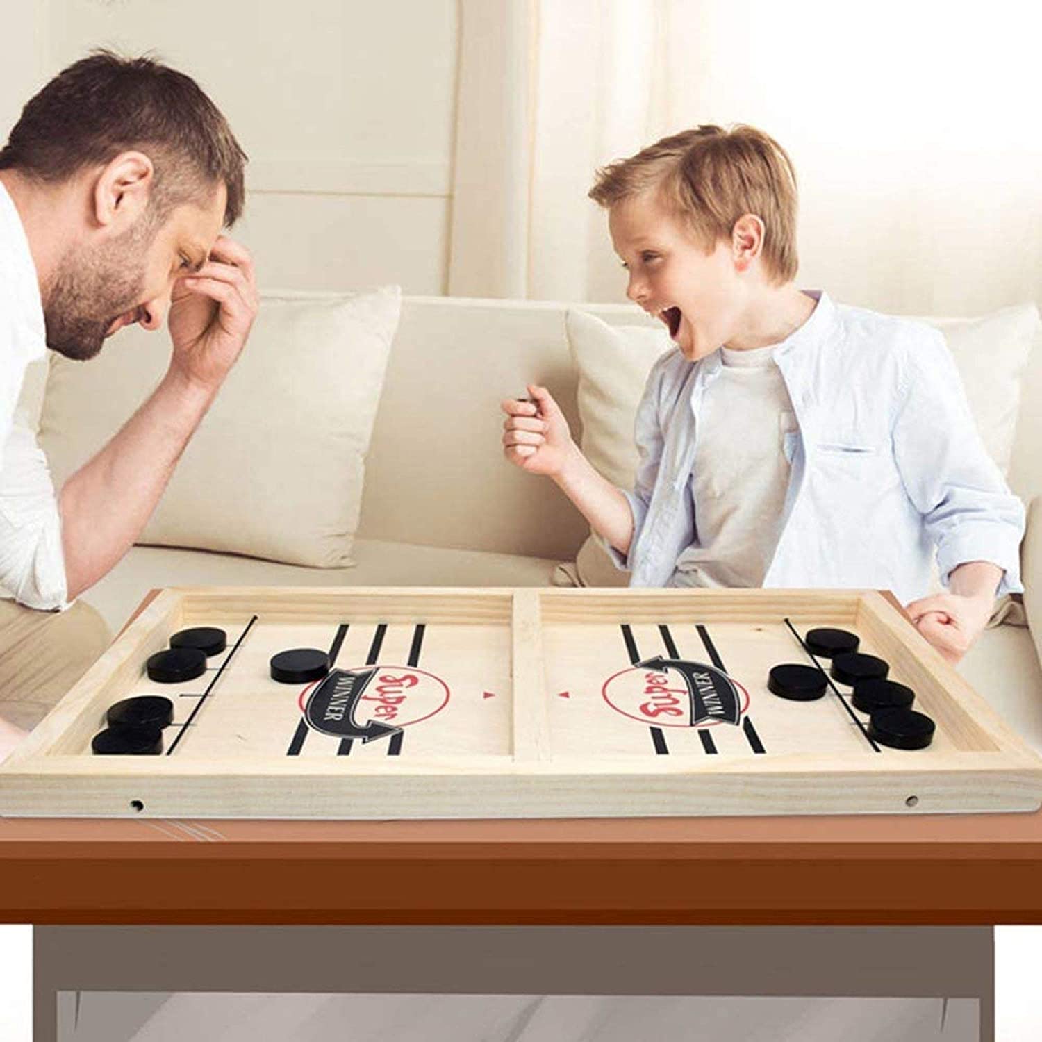 Fast Sling Puck Board Game, Ice Hockey Game