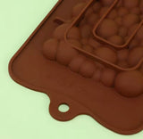 Silicone Candy Bubble Shaped Molds, Non Stick Chocolate Candy Mold, DIY Chocolate Silicone Molds