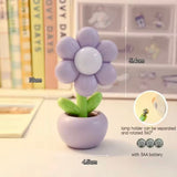 Cute LED Mini Flower Lamp, Flower Beam Desk Lamp, Petal Glow LED Night Lamp, Cute Mini Flower Desk Lamp