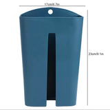 Garbage Bag Dispenser, Wall Mounted Garbage Bag Holder, Tissue Dispenser Container, Organizer Kitchen Decor