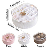 Elegant Multilayer Earrings Storage Box, Dust Proof Multiple Compartments Jewelry Box, Jewelry Box Organizer For Dressing Table