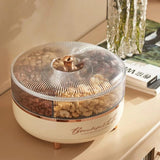 5 Grid Dry Fruit Rotating Tray, Tabletop Snack Storage Container, Creative Light Luxury Candy Storage Tray