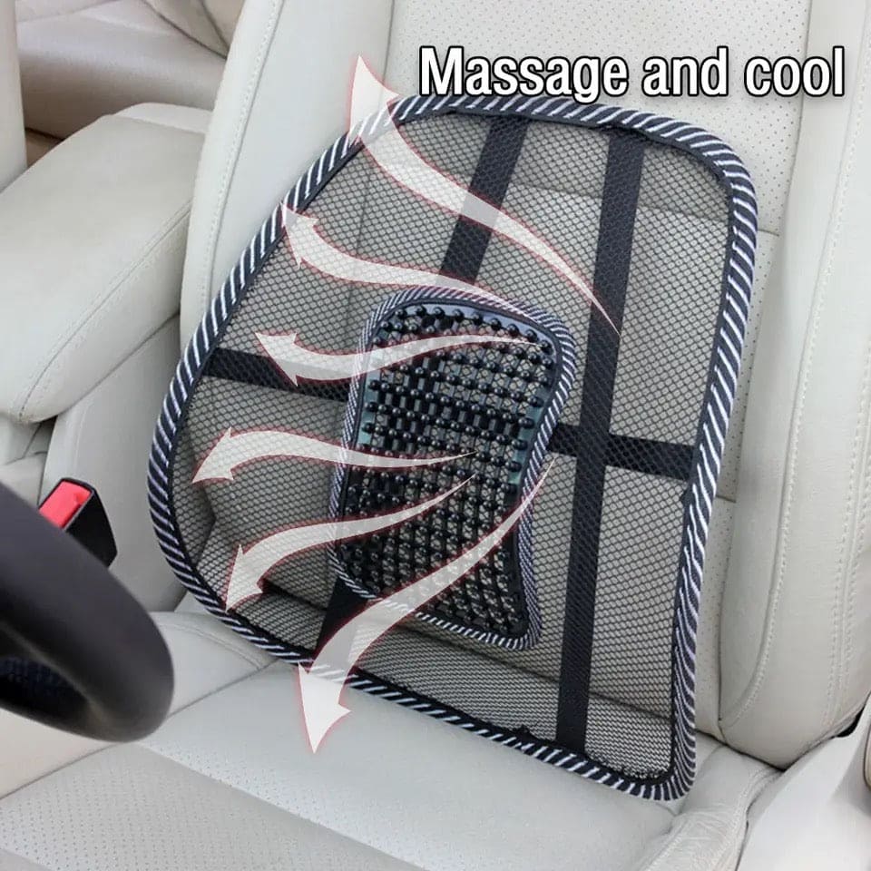 Universal Chair Lumbar, Back Support Spine Posture Correction Back Pillow, Car Seat Office Chair Massage Back Lumbar, Ventilate Mesh Car Seat Chair Back Cushion