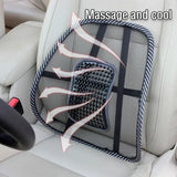 Universal Chair Lumbar, Back Support Spine Posture Correction Back Pillow, Car Seat Office Chair Massage Back Lumbar, Ventilate Mesh Car Seat Chair Back Cushion