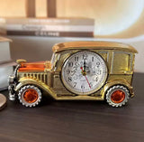 Retro Nostalgic Car Alarm Clock, Antique Engine Design Table Desk Decor, Antique Unique Classic Car Bedside Clock, Nostalgic Child Alarm Clock, Desktop Decor
