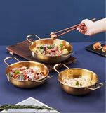 Korean Style Noodles Pot With Handle, Stainless Steel Cookware Pan, Kitchen Cooking Pan