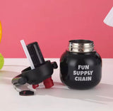 Cute Insulated Mini Water Cups, Stainless Steel Kids Water Bottle, Travel Friendly Kids Water Thermos, Kids Sports Water Bottle