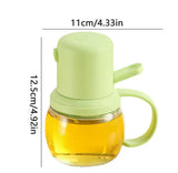 200ml Oil Spray Bottle, Leakproof Oil Can, Durable Transparent Glass Oil Dispenser