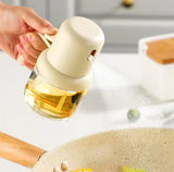 200ml Oil Spray Bottle, Leakproof Oil Can, Durable Transparent Glass Oil Dispenser