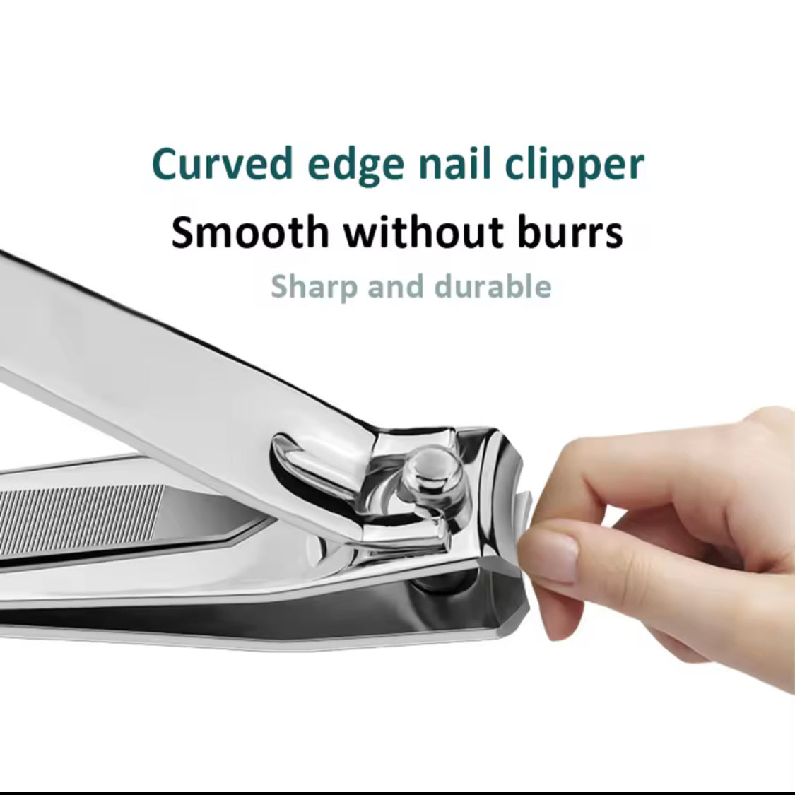 Set Of 4 Stainless Steel Nail Clipper, Nail Trimmer Tool, Manicure Tool For Women, Toenail Clipper