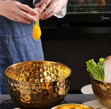 Creative Stainless Steel Fruit Bowl, Multipurpose Salad Bowl, Baking Mixing Bowl, Kitchen Cooking Essentials