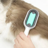 Pet Grooming Brush, Clothes Fuzz Shaver, 4 in 1 Pet Cleaning Hair Removal Comb, Travel Brush for Removing Pet Hair in Cloth, Self Slicker Cleaning Brush, Multifunctional Cat Dog Comb, Floating Hair Sticky Remover, Universal Pet Knots Remover