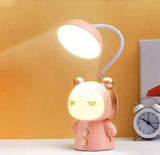Rechargeable Dual Light Table Lamp, Flexible Cartoon LED Desk Lamp, Home Decor Desk Lamp