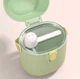 Baby Milk Powder Container With Spoon, Portable Baby Food Storage Box, Newborn Toddler Snack Box, Baby Essentials