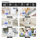 Smart Trash Can With Lid, Touchless Automatic Motion Sensor Trash Bin, Foldable Mini Trash Can, Collapsible Trash Bin, Creative  Household Bathroom Garbage Storage Box, Waste Bin Garbage Can