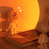 Astronaut LED Projection Table Lamp, Cute Space Explorer Night Light, Space Buddy LED Night Lamp