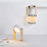 4 In 1 Foldable Table Lamp, Touch Dimmable LED Portable Lantern Light, Rechargeable Camping Lantern Night Light, Wooden Handle Telescopic Lantern Light, Touch Control Dimmable 3 Level Night Light