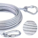 Heavy Duty Stainless Steel Clothes Drying Rope – 2M Portable Laundry Hanging Line for Indoor & Outdoor Use