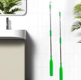 2 In 1 Microfiber Floor Mop, Microfiber Mop Wiper, Long Handle Kitchen Floor Cleaning Tool