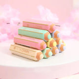 Kawaii Pencil Shape Rubber, Pense shape eraser, Colorful Cartoon Pencil Shape Eraser
