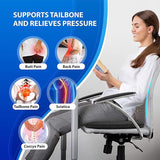 Gel Seat Cushion for Long Sitting | Orthopedic Honeycomb Cushion for Office, Car & Home
