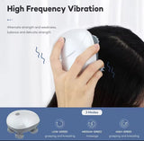 Electric Smart Scalp Massager, Portable Head Massager, Automatic Rotate Massager, Portable Silicon Head Relaxing Device, Handheld Head Scratcher