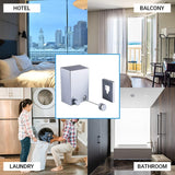 Retractable Clothesline 4.2M Wall Mounted Stainless Steel Laundry Drying Line | Space Saving Indoor & Outdoor Clothes Drying Rope