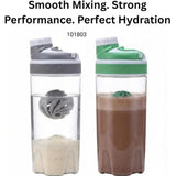 Portable Mixing Shaker Bottle, Sports Protein Shaker Bottle, Leakproof Gym Shaker Bottle, Water Bottle With Shaker Ball