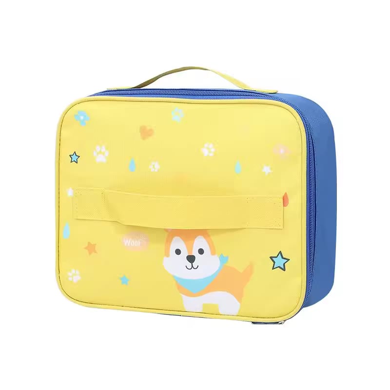 Animated School Thermal Lunch Bag, Cute Large Capacity Lunch Bag, New Style Insulated Kids Lunch Bag