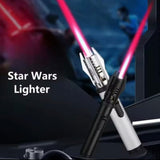 Refillable Cigar Torch Lighter, Kitchen Flame Ignition Lighter, Refillable Jet Turbo Gas Lighter, Cigar Cigarettes Lighters, BBQ Candle Baking Inflatable Storm Flame Smoking Gadget