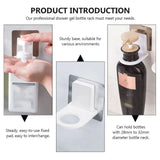 Set of Shampoo Hook, Multi Use Storage Hook, Self Adhesive Home Storage Hook, Multifunction Bottle Hanger, Wall Mounted Rack Hook, Bathroom Shower Gel Hook, Kitchen Liquid Soap Holder Rack