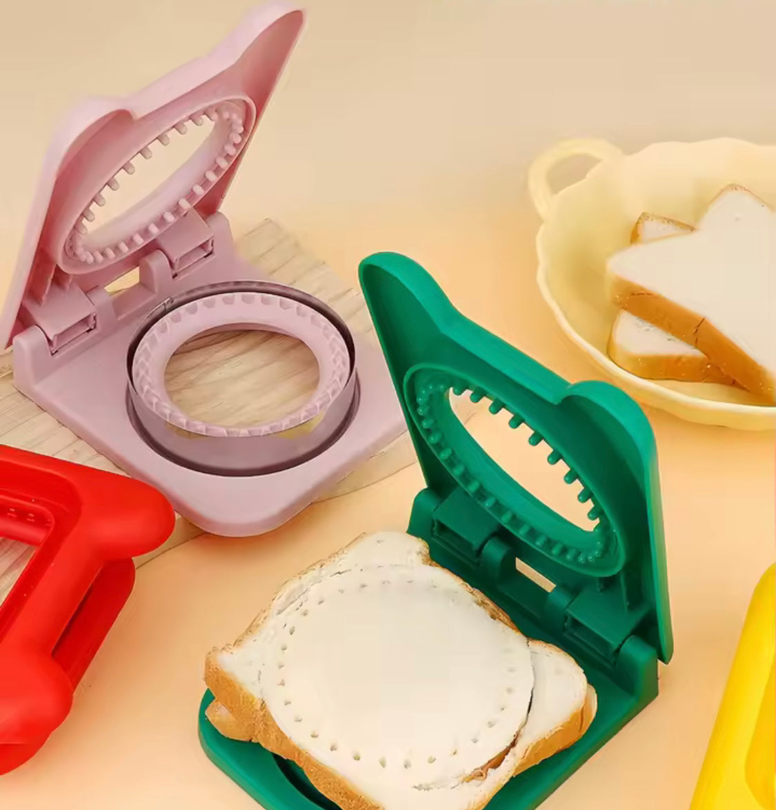 Sandwich Cutter And Sealer, Flip Sandwich Cutting Tool For Kids, Sandwich Bread Toast Mold