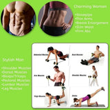 Multifunctional AB Wheel Roller, Core Abdominal Exercise, Multifunctional Home Gym Workout Equipment, Muscle Exercise Fitness Equipment, Pull Rope Resistance Bands Slimming Device, Stretch Elasticity Abdomen Waist Slimming Trainer