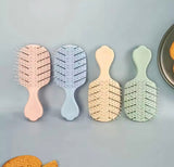 Flexible Soft Ball Tip Bristle Hair Comb, Macaron Color Air Cushion Comb, Portable Mini Hair Brush, Mini Massage Hair Brush