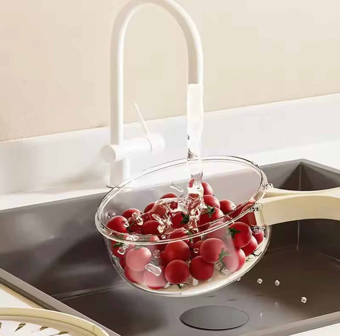 3 in 1 Drain Basket Storage Box, Fruit And Vegetable Washing Bowl With Strainer, Fruit And Vegetable Dehydrator Basket