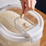 Smart Rice Storage Container, Modern Rice Organizer Container, Rice Dispenser With Measuring Cup, Food Grade Rice Storage Bin