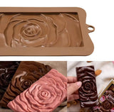 Silicone Chocolate Rose Flowers Shape Mold, Silicone DIY Chocolate Mold, Cake Decoration Tools