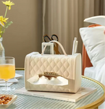 Handbag-Shaped Tissue Box, Tissue Box Room Table Top Decoration for Bedroom, Office