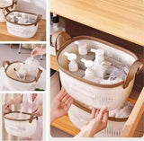 3pcs Multipurpose Storage Basket, Closet Organization Container Basket, Toiletries Storage Basket