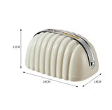 Creative Shell Tissue Box, Luxury Bread Style Tissue Box, Tea Table Decoration Napkin Paper Box