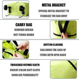 Foldable Rolling Shopping Bag with Wheels – Reusable Large Capacity Grocery Tote