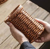 Imitation Rattan Chopstick Holder, Cutlery Utensil Organizer, Spoon Fork Chopsticks Storage Rack, Kitchen Cutlery Storage